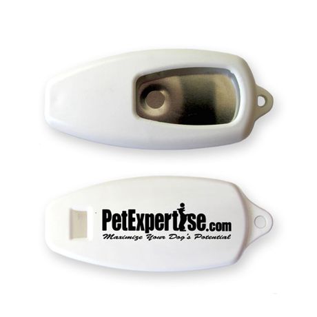 dog whistle and clicker